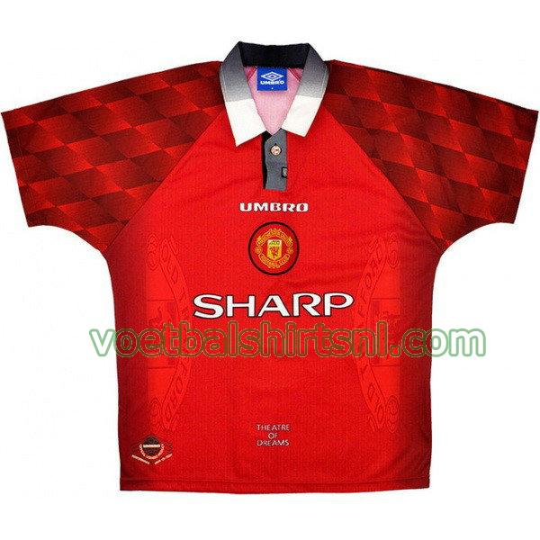 voetbalshirt manchester united mannen 1996 1997 thuis