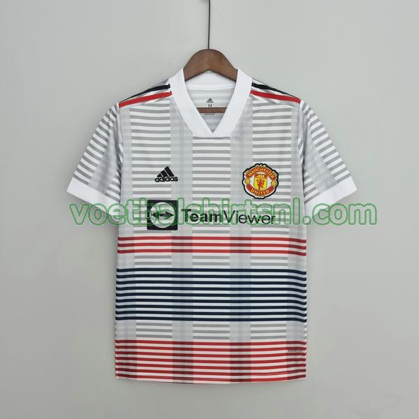 voetbalshirt manchester united mannen 2021 2022 special edition wit