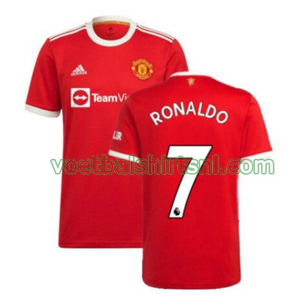 voetbalshirt manchester united mannen 2021 2022 thuis rood
