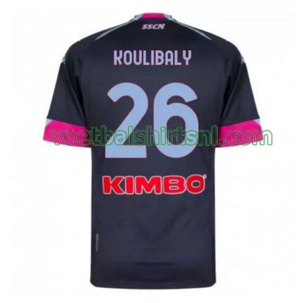 voetbalshirt napoli mannen 2020-2021 3e koulibaly 26