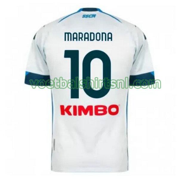 voetbalshirt napoli mannen 2020-2021 uit maradona 10