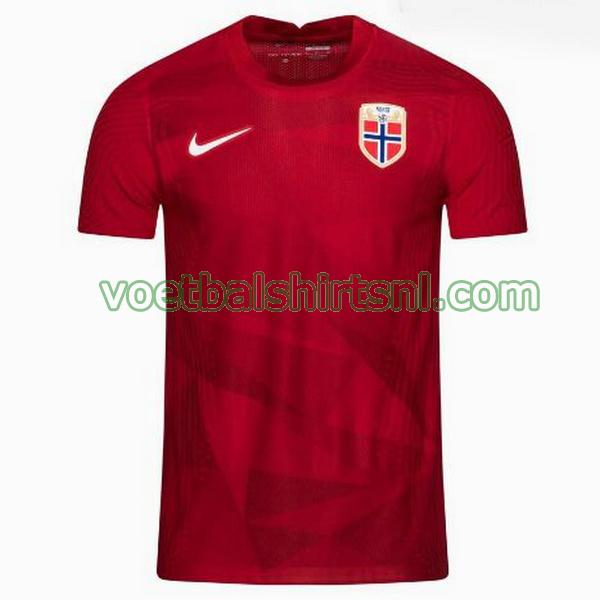 voetbalshirt noruega mannen 2022 thuis rood
