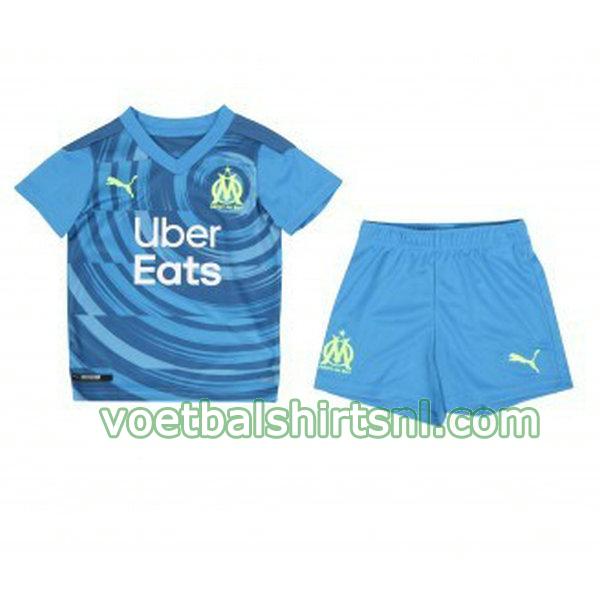 voetbalshirt olympique marseille kinderen 2020-2021 3e blauw