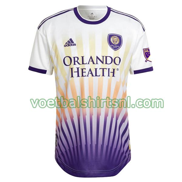voetbalshirt orlando city mannen 2022 2023 thuis thailand wit purple