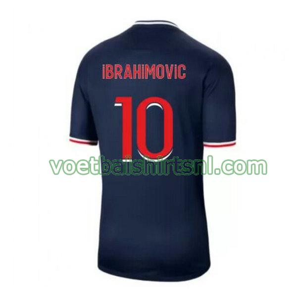 voetbalshirt paris saint germain mannen 2020-2021 thuis ibrahimovic 10