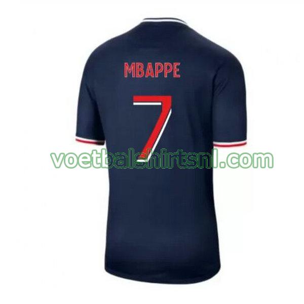 voetbalshirt paris saint germain mannen 2020-2021 thuis mbappe 7