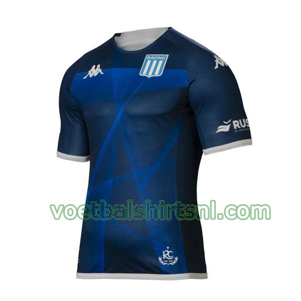 voetbalshirt racing club mannen 2023 uit thailand blauw