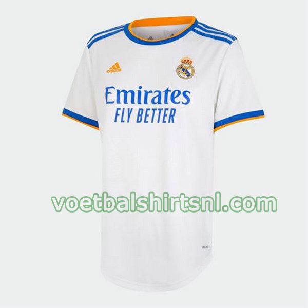 voetbalshirt real madrid dames 2021 2022 thuis wit
