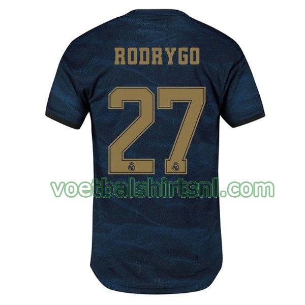 voetbalshirt real madrid mannen 2019-2020 uit rodrygo 27
