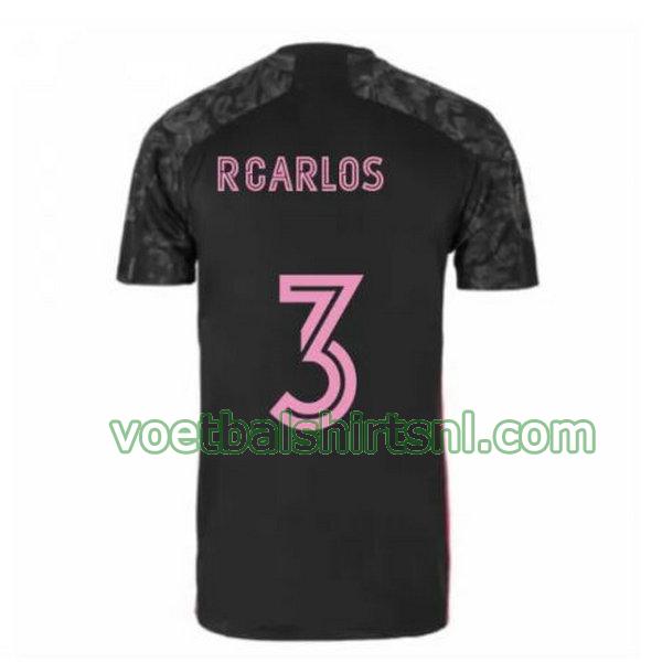voetbalshirt real madrid mannen 2020-2021 3e r.carlos 3 zwart