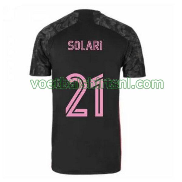voetbalshirt real madrid mannen 2020-2021 3e solari 21 zwart