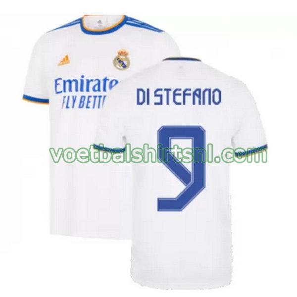 voetbalshirt real madrid mannen 2021 2022 thuis di stefano 9 wit