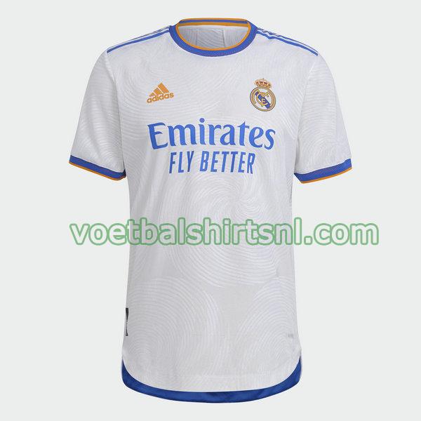 voetbalshirt real madrid mannen 2021 2022 thuis thailand wit