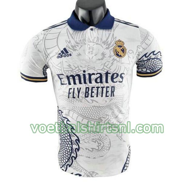 voetbalshirt real madrid mannen 2022 2023 drago cinese wit player
