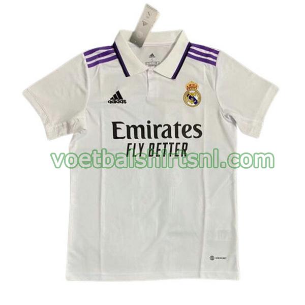 voetbalshirt real madrid mannen 2022 2023 thuis thailand wit