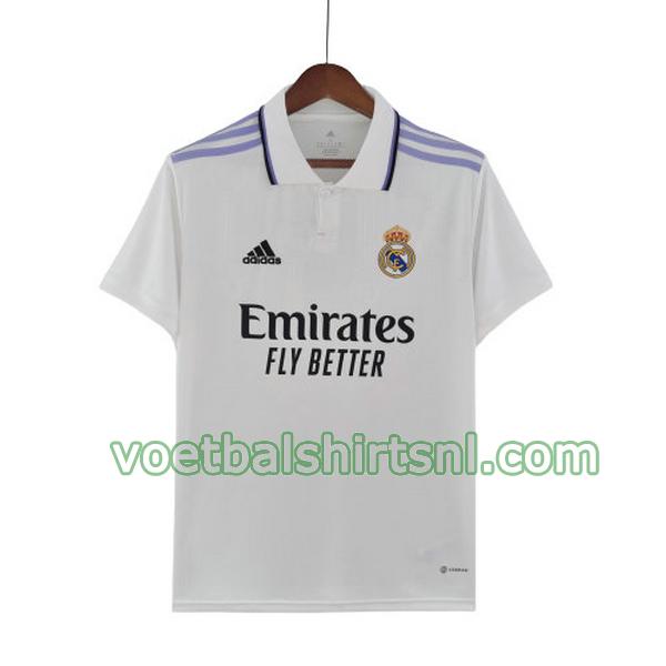 voetbalshirt real madrid mannen 2022 2023 thuis wit