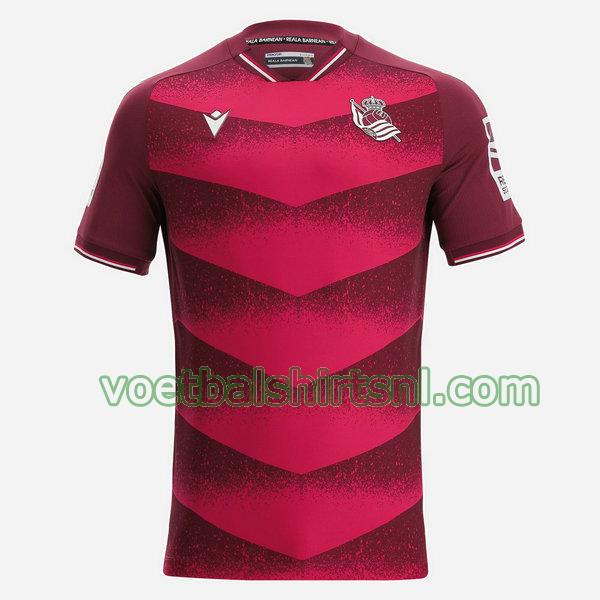voetbalshirt real sociedad mannen 2021 2022 uit thailand roze