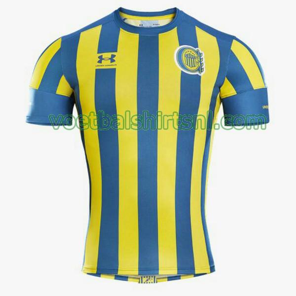 voetbalshirt rosario central mannen 2021 2022 thuis thailand geel blauw