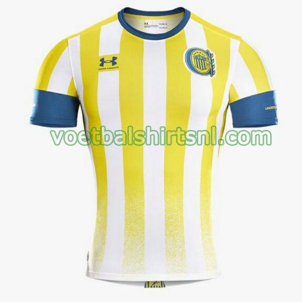 voetbalshirt rosario central mannen 2021 2022 uit thailand geel wit
