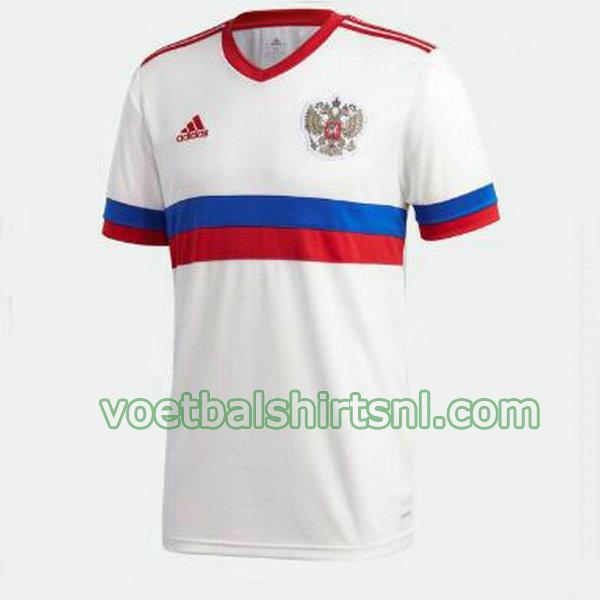 voetbalshirt rusland mannen 2021 2022 uit thailand wit
