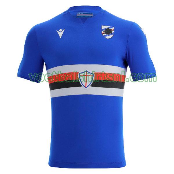 voetbalshirt sampdoria mannen 2021 2022 thuis blauw