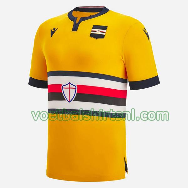 voetbalshirt sampdoria mannen 2022 2023 3e geel