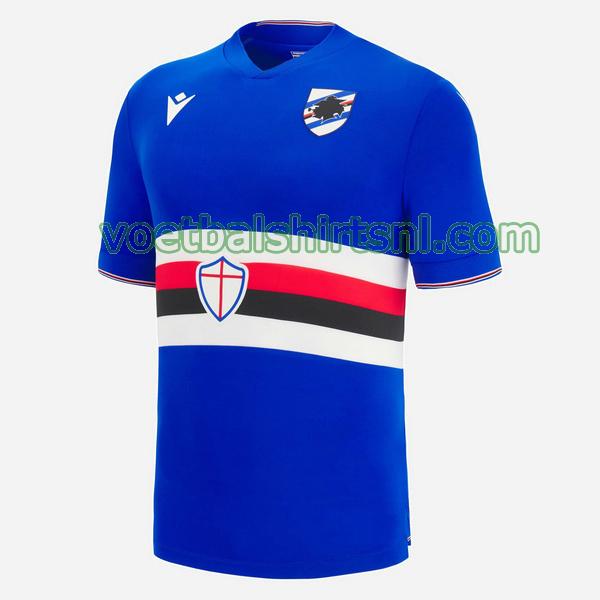 voetbalshirt sampdoria mannen 2022 2023 thuis blauw