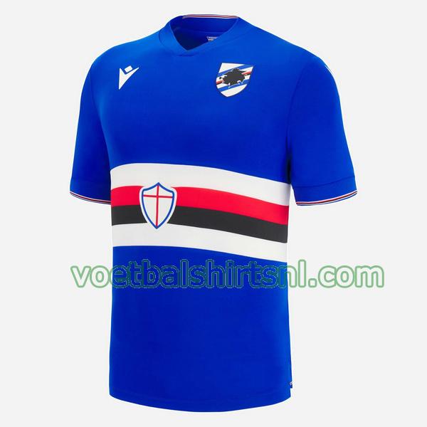 voetbalshirt sampdoria mannen 2022 2023 thuis thailand blauw