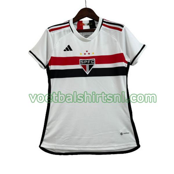 voetbalshirt sao paulo dames 2023 2024 thuis wit