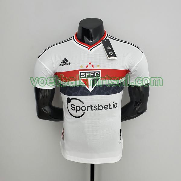 voetbalshirt sao paulo mannen 2022 2023 thuis wit player