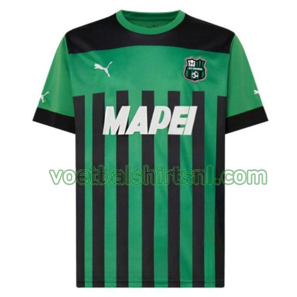 voetbalshirt sassuolo mannen 2022 2023 thuis thailand groen zwart