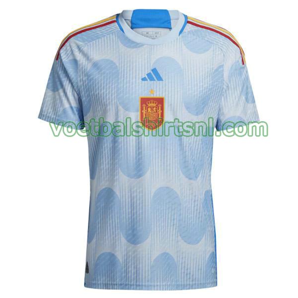 voetbalshirt spanje mannen 2022 uit blauw