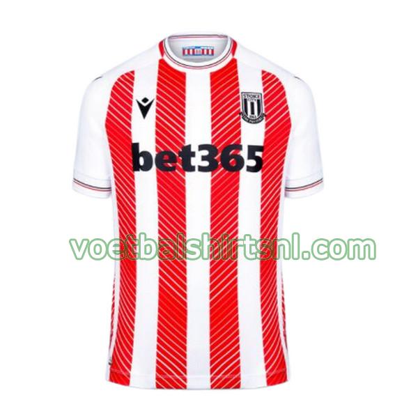 voetbalshirt stoke city mannen 2022 2023 thuis thailand rood wit