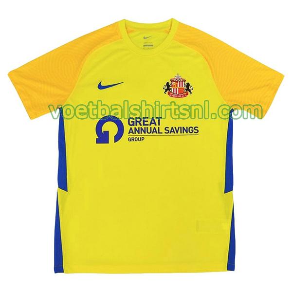 voetbalshirt sunderland mannen 2021 2022 uit thailand geel