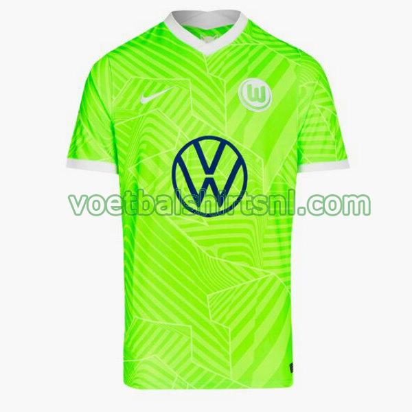 voetbalshirt vfl wolfsburg mannen 2021 2022 thuis thailand groen
