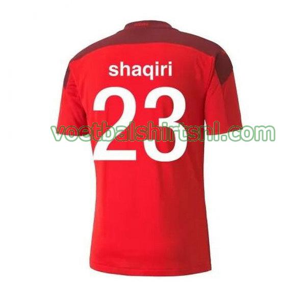 voetbalshirt zwitserland mannen 2020-2021 thuis shaqiri 23 rood